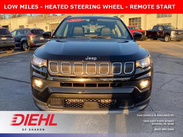 used 2022 Jeep Compass car, priced at $22,506