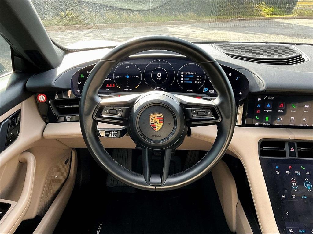 used 2021 Porsche Taycan car, priced at $49,946