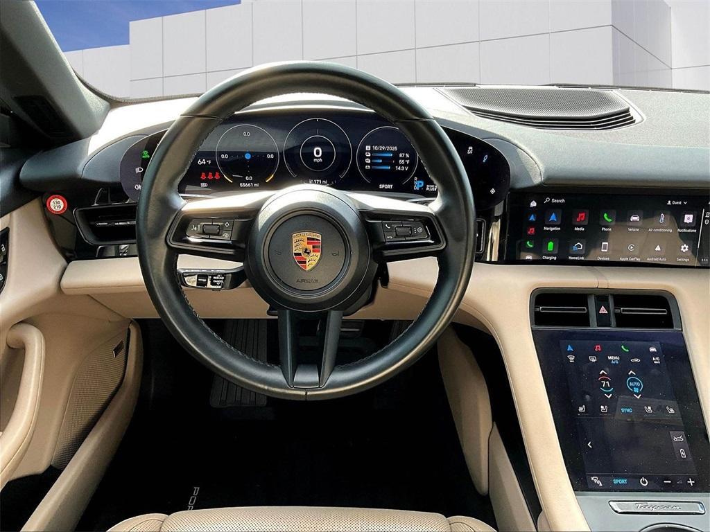 used 2021 Porsche Taycan car, priced at $49,946