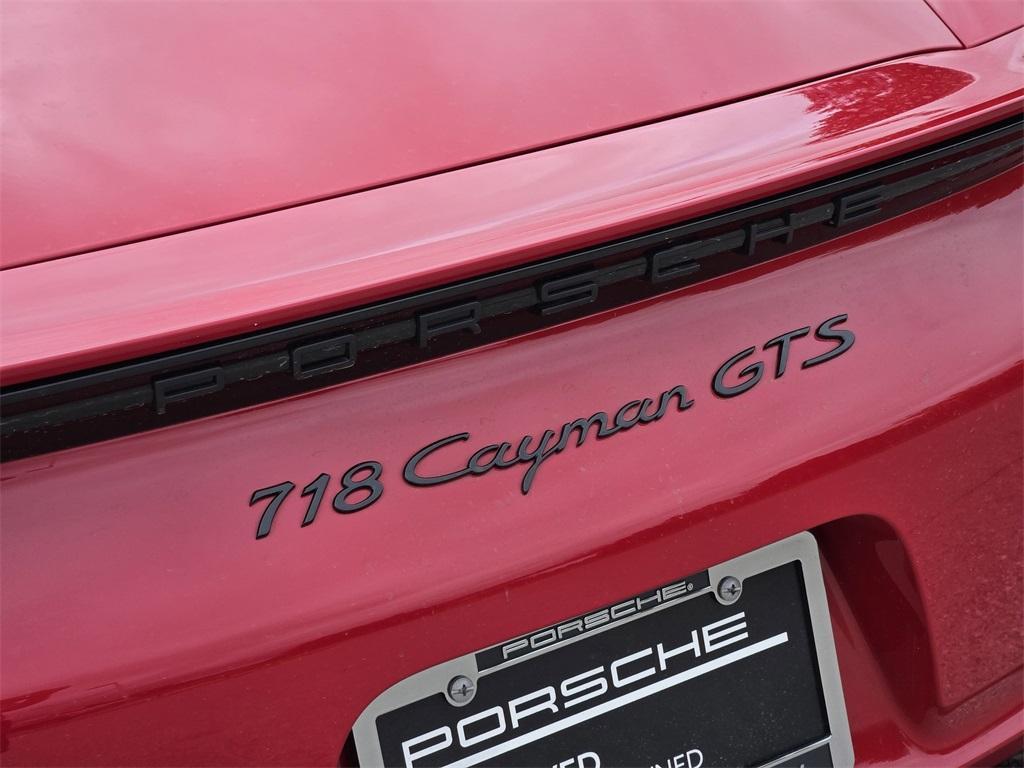 used 2024 Porsche 718 Cayman car, priced at $115,000