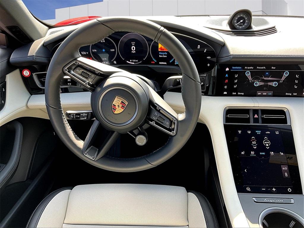 new 2025 Porsche Taycan car, priced at $140,865
