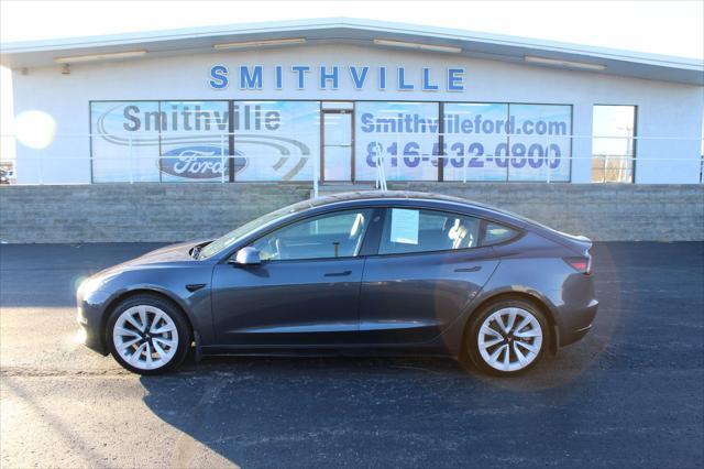 used 2022 Tesla Model 3 car, priced at $26,300