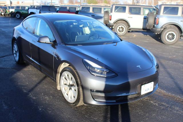 used 2022 Tesla Model 3 car, priced at $26,300