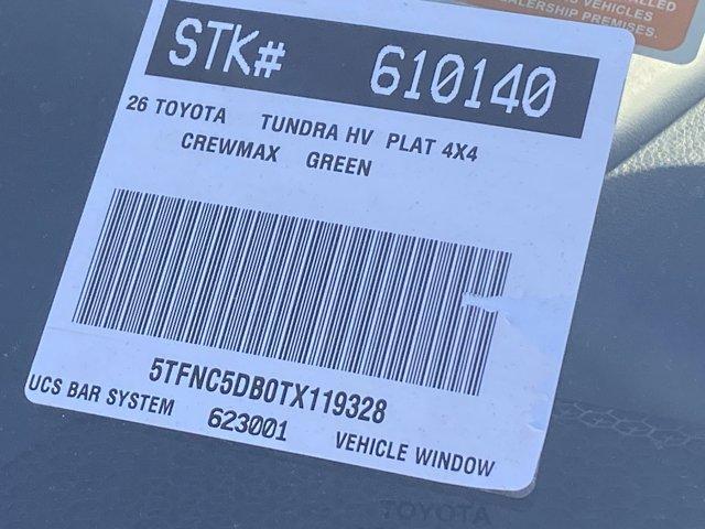 new 2026 Toyota Tundra car, priced at $77,043