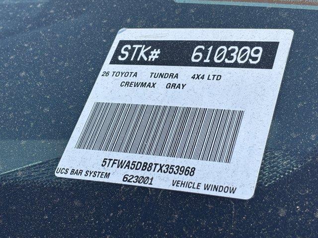 new 2026 Toyota Tundra car, priced at $63,085