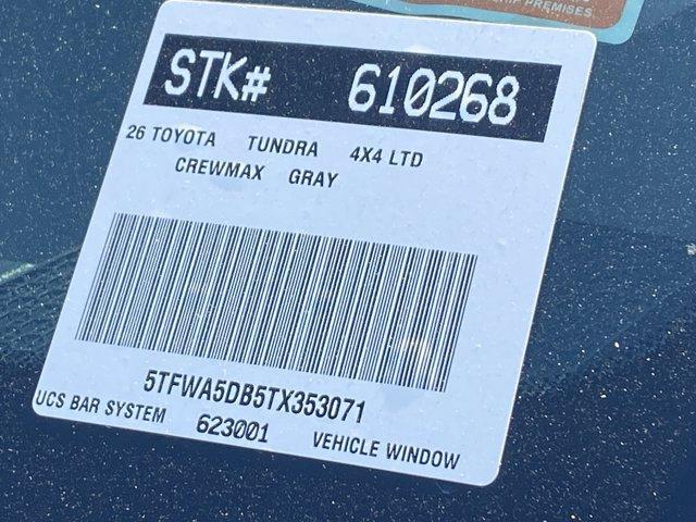 new 2026 Toyota Tundra car, priced at $65,084