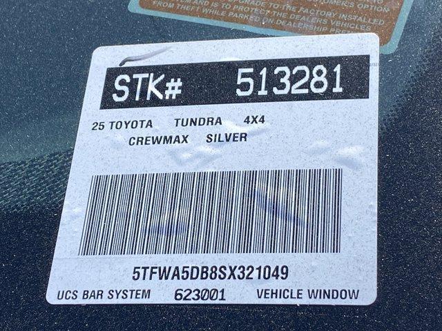 new 2025 Toyota Tundra car, priced at $72,650