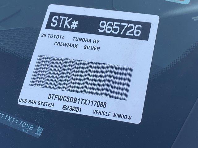 new 2026 Toyota Tundra Hybrid car, priced at $83,405