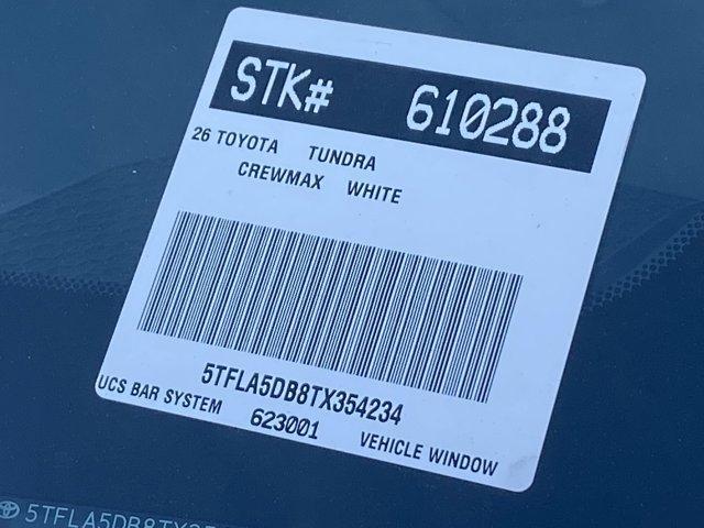 new 2026 Toyota Tundra car, priced at $57,919