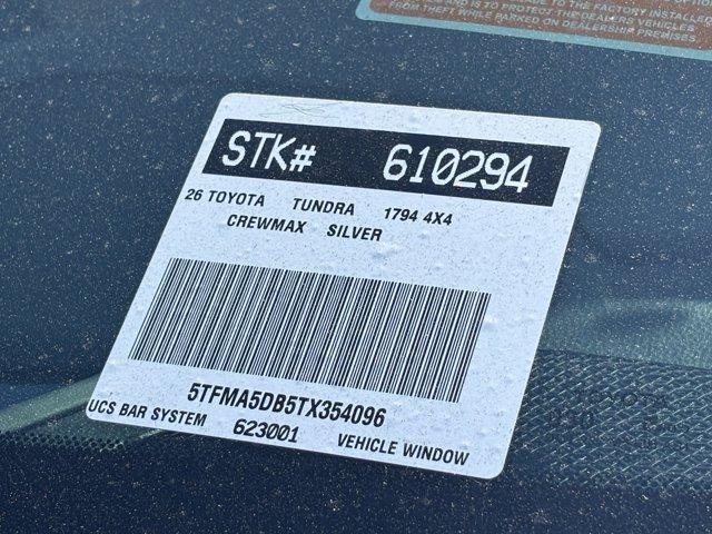 new 2026 Toyota Tundra car, priced at $71,635