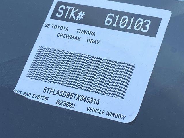 new 2026 Toyota Tundra car, priced at $57,805