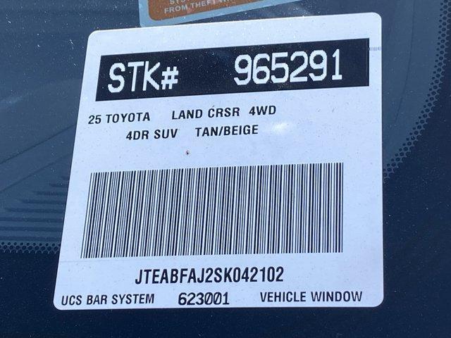 new 2025 Toyota Land Cruiser car, priced at $73,020