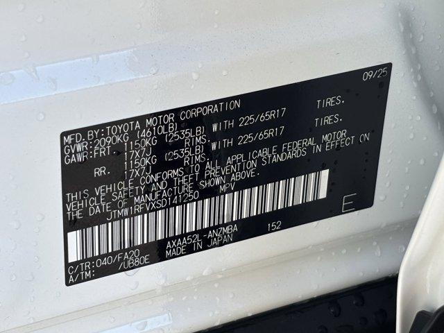 new 2025 Toyota RAV4 car, priced at $35,788