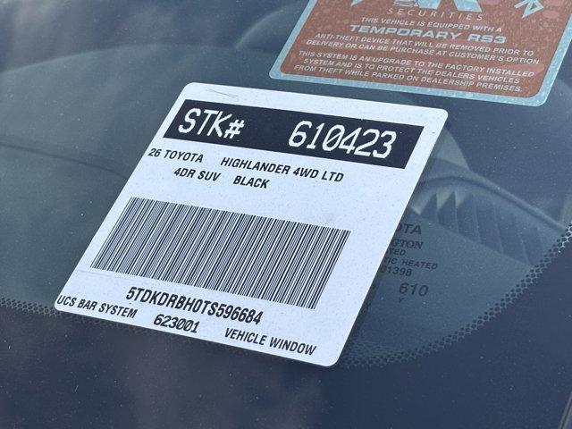 new 2026 Toyota Highlander car, priced at $53,053