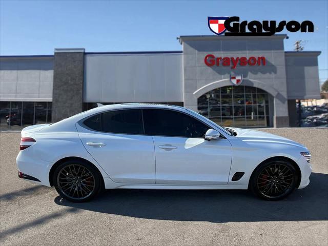 used 2022 Genesis G70 car, priced at $33,108