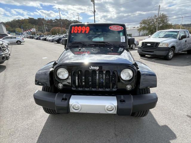 used 2014 Jeep Wrangler Unlimited car, priced at $16,731