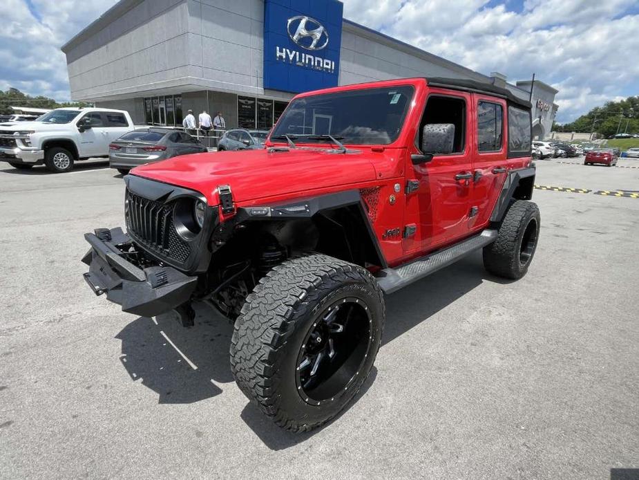 used 2019 Jeep Wrangler Unlimited car, priced at $26,188