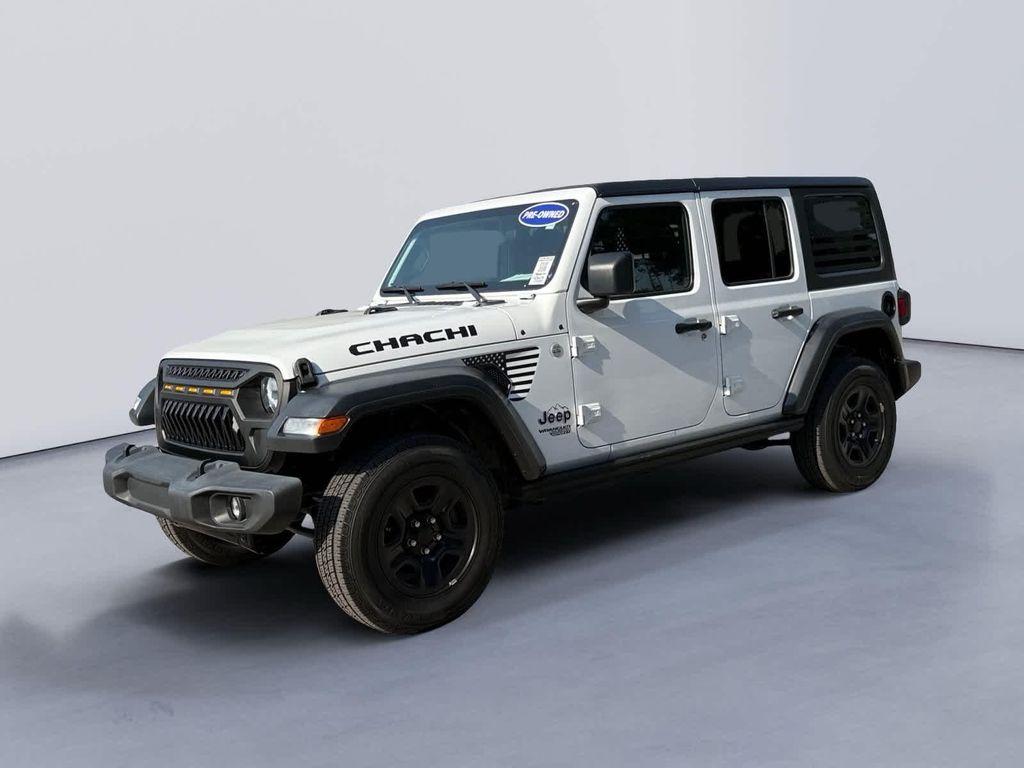 used 2021 Jeep Wrangler Unlimited car, priced at $26,100
