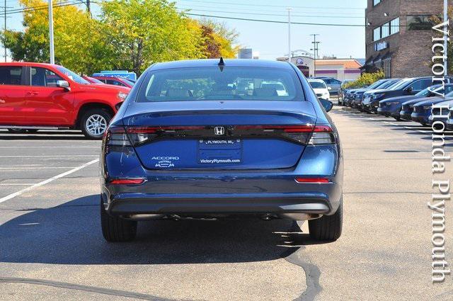 new 2025 Honda Accord car, priced at $31,755