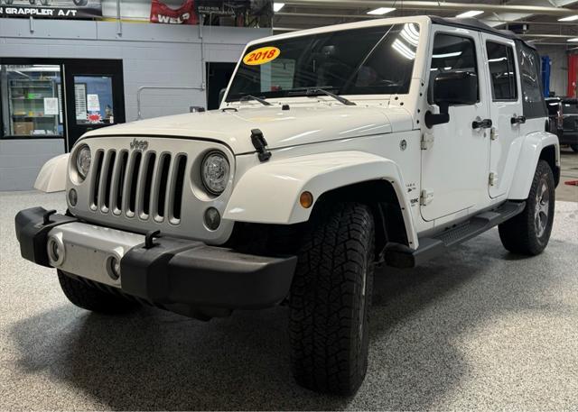 used 2018 Jeep Wrangler JK Unlimited car, priced at $19,995