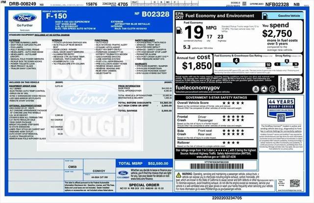 used 2022 Ford F-150 car, priced at $37,995