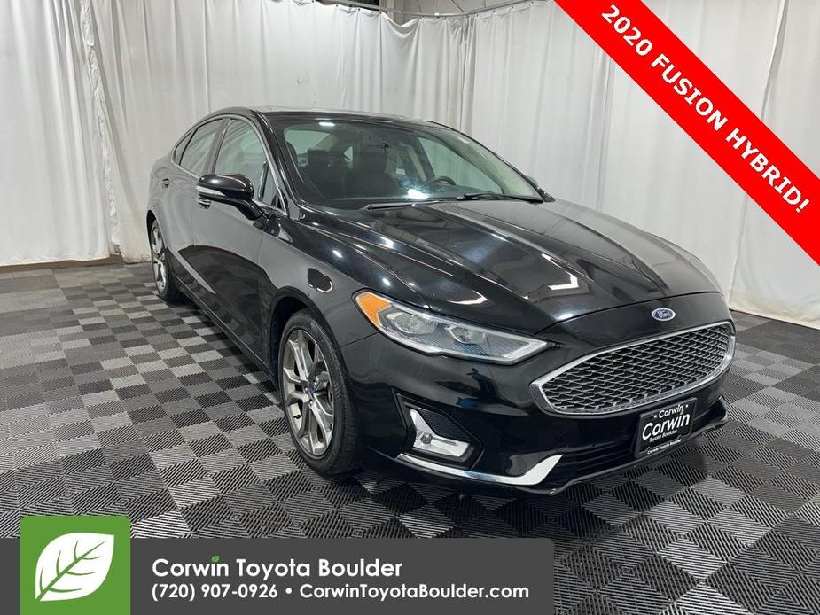 used 2020 Ford Fusion Hybrid car, priced at $17,200