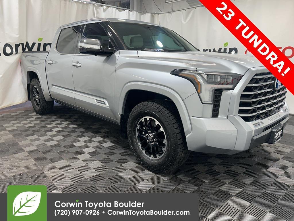 used 2023 Toyota Tundra Hybrid car, priced at $57,500