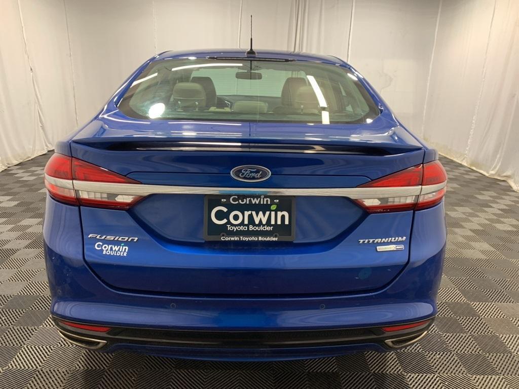 used 2018 Ford Fusion car, priced at $14,400