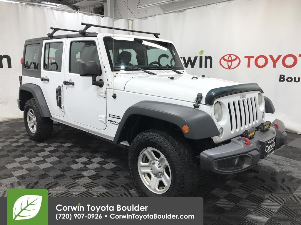 used 2017 Jeep Wrangler Unlimited car, priced at $17,000