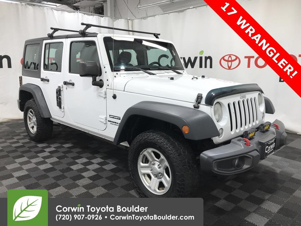 used 2017 Jeep Wrangler Unlimited car, priced at $15,950