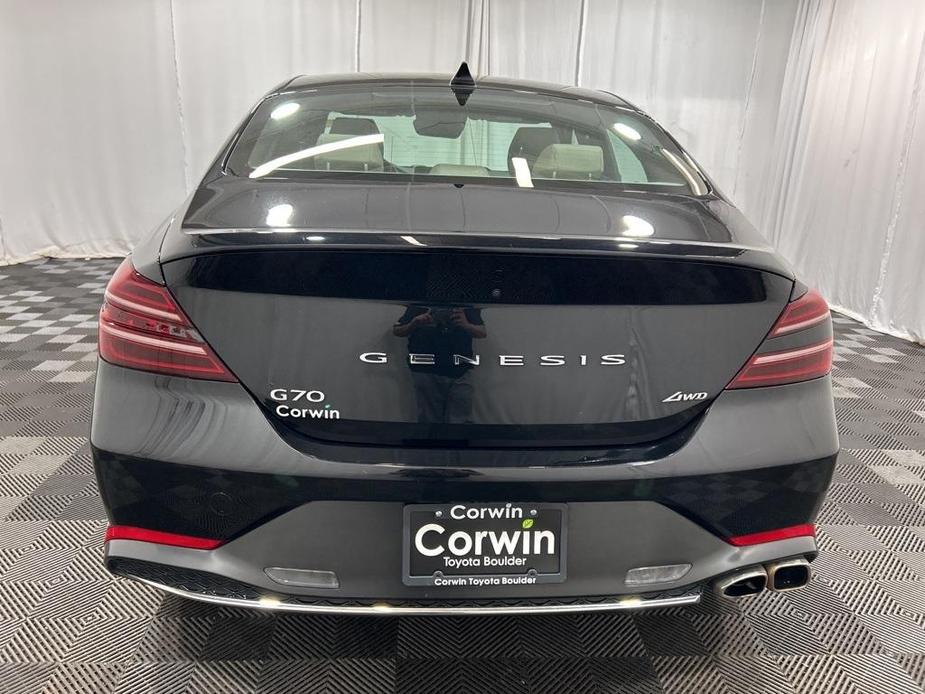 used 2023 Genesis G70 car, priced at $29,500