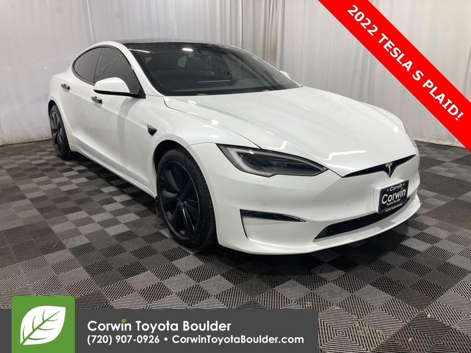 used 2022 Tesla Model S car, priced at $67,500