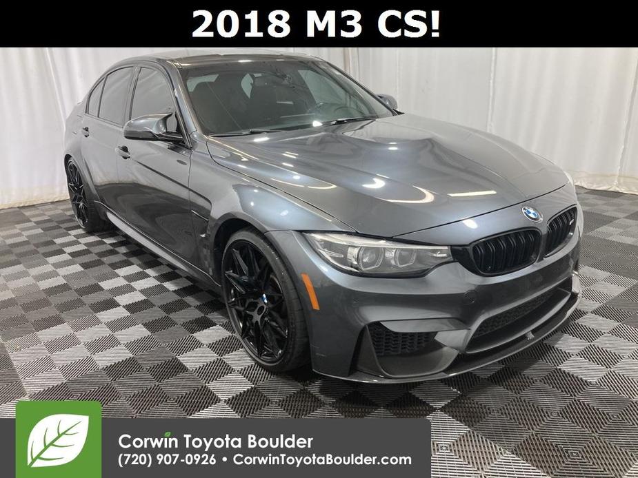 used 2018 BMW M3 car, priced at $58,000
