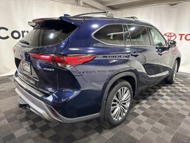 used 2021 Toyota Highlander Hybrid car, priced at $47,900