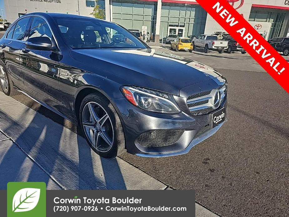 used 2015 Mercedes-Benz C-Class car, priced at $13,000