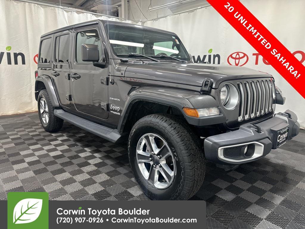 used 2020 Jeep Wrangler Unlimited car, priced at $28,350