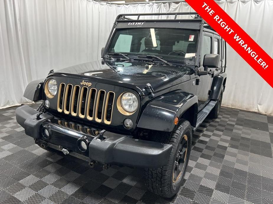 used 2014 Jeep Wrangler Unlimited car, priced at $15,650