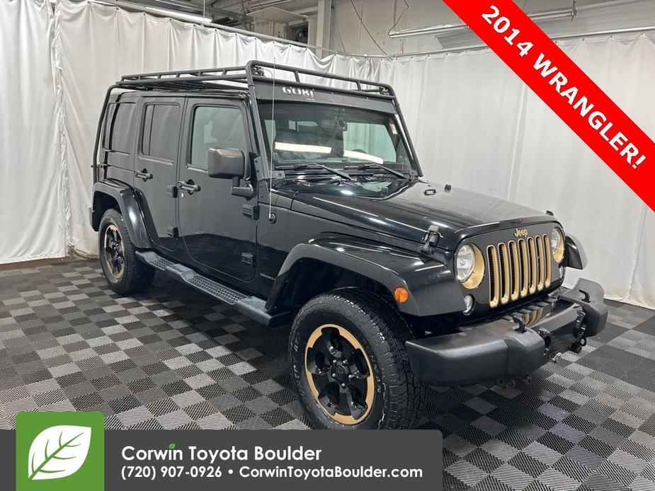 used 2014 Jeep Wrangler Unlimited car, priced at $15,900