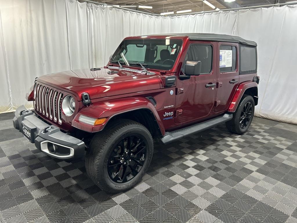 used 2021 Jeep Wrangler Unlimited 4xe car, priced at $34,650