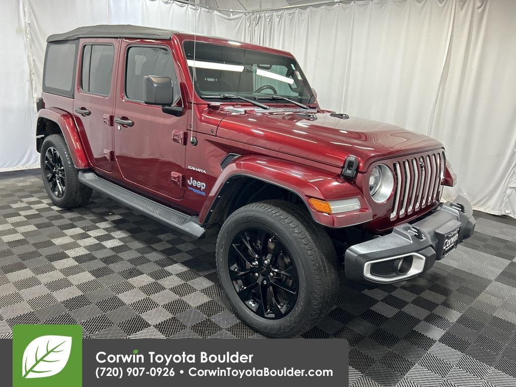 used 2021 Jeep Wrangler Unlimited 4xe car, priced at $34,650