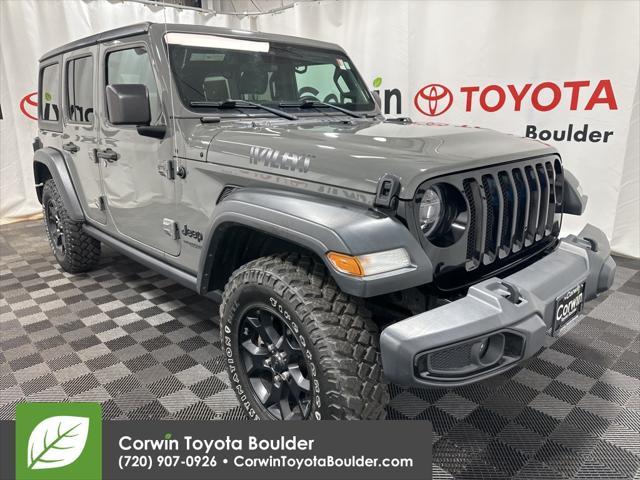used 2020 Jeep Wrangler Unlimited car, priced at $31,000