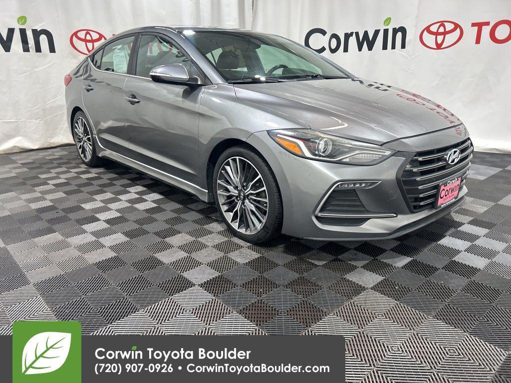 used 2018 Hyundai Elantra car, priced at $8,900
