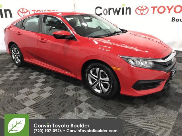 used 2016 Honda Civic car, priced at $17,701
