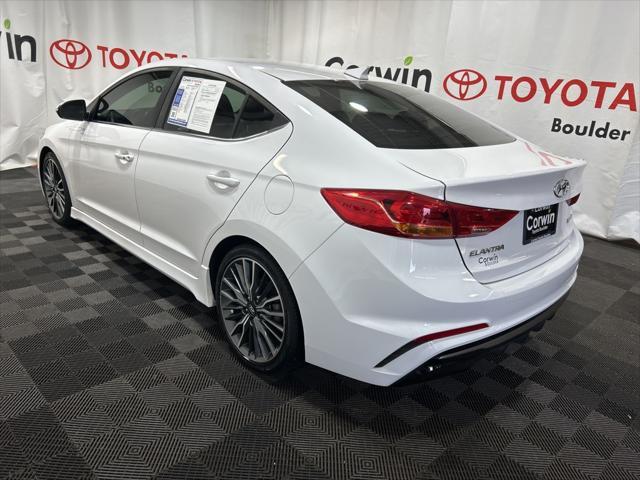 used 2018 Hyundai Elantra car, priced at $13,500
