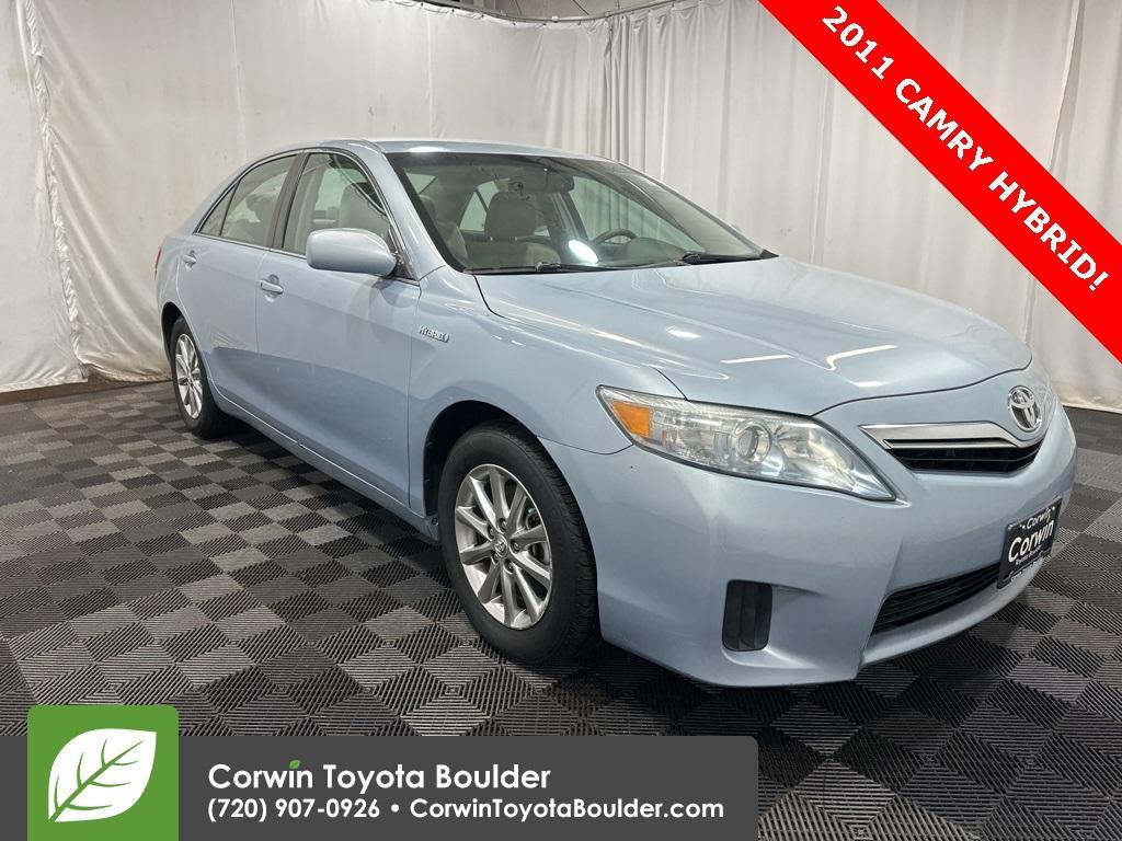 used 2011 Toyota Camry Hybrid car, priced at $10,000