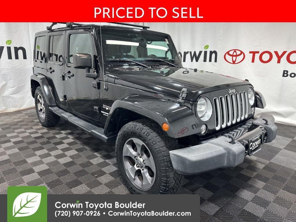 used 2016 Jeep Wrangler Unlimited car, priced at $17,660