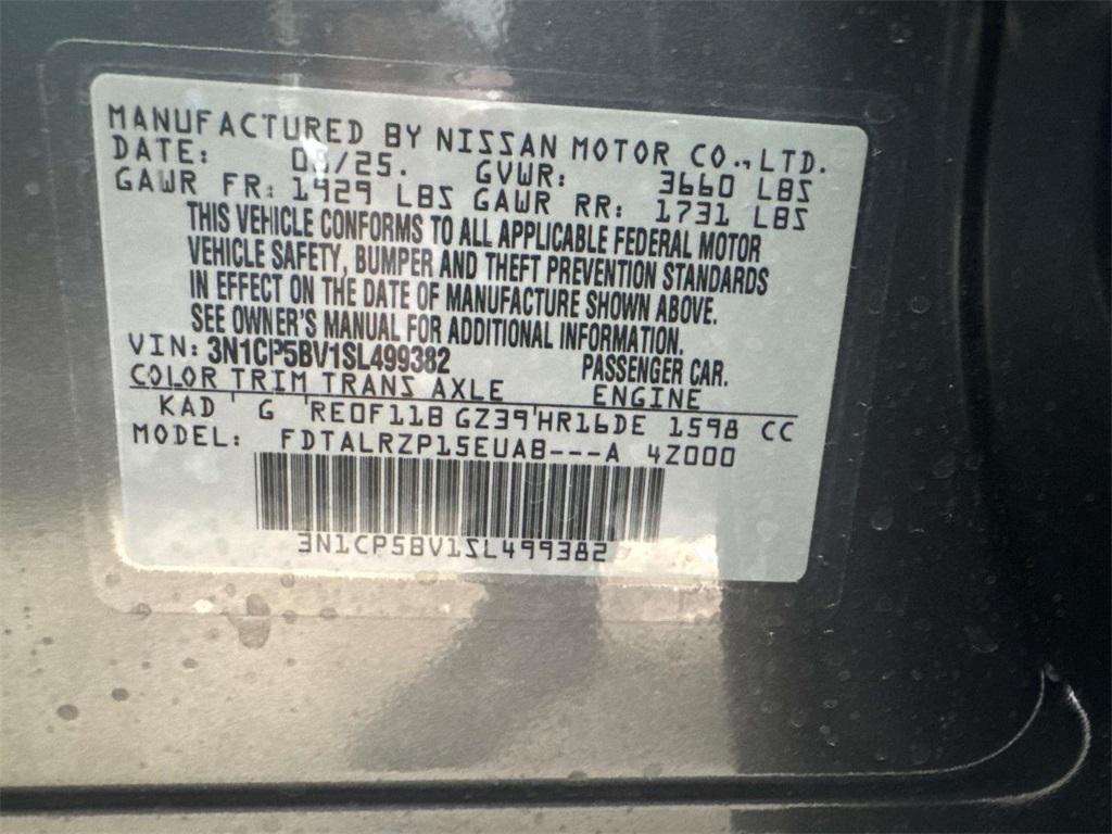 new 2025 Nissan Kicks car, priced at $18,524