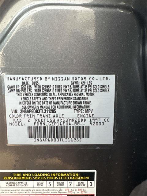 new 2026 Nissan Kicks car, priced at $28,030