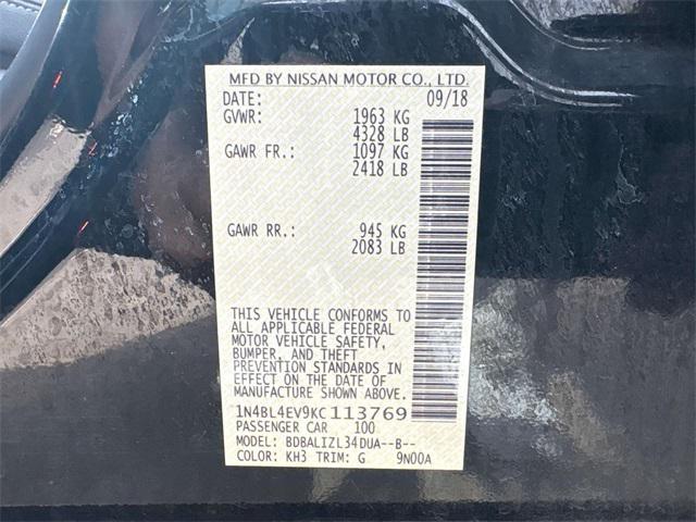 used 2019 Nissan Altima car, priced at $12,495