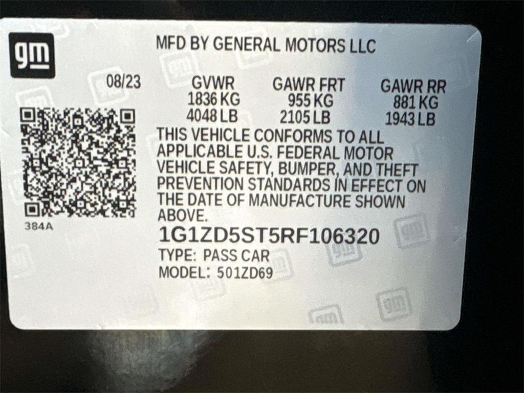 used 2024 Chevrolet Malibu car, priced at $15,981